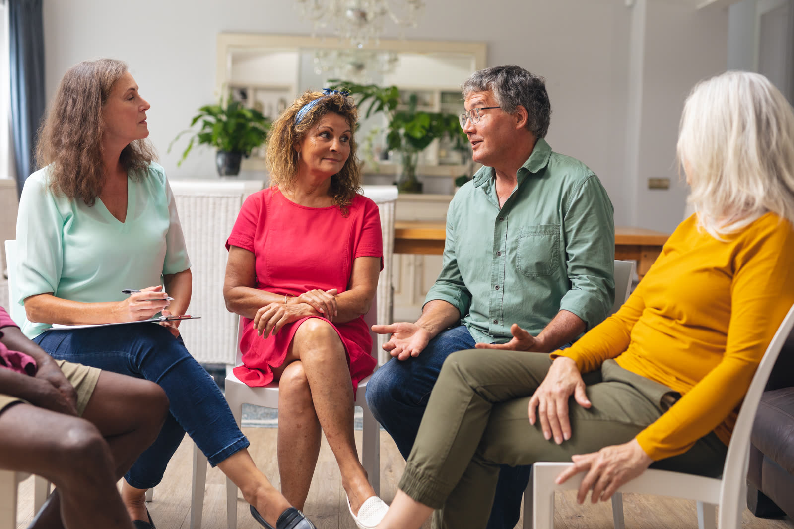 Mental health first aid group session