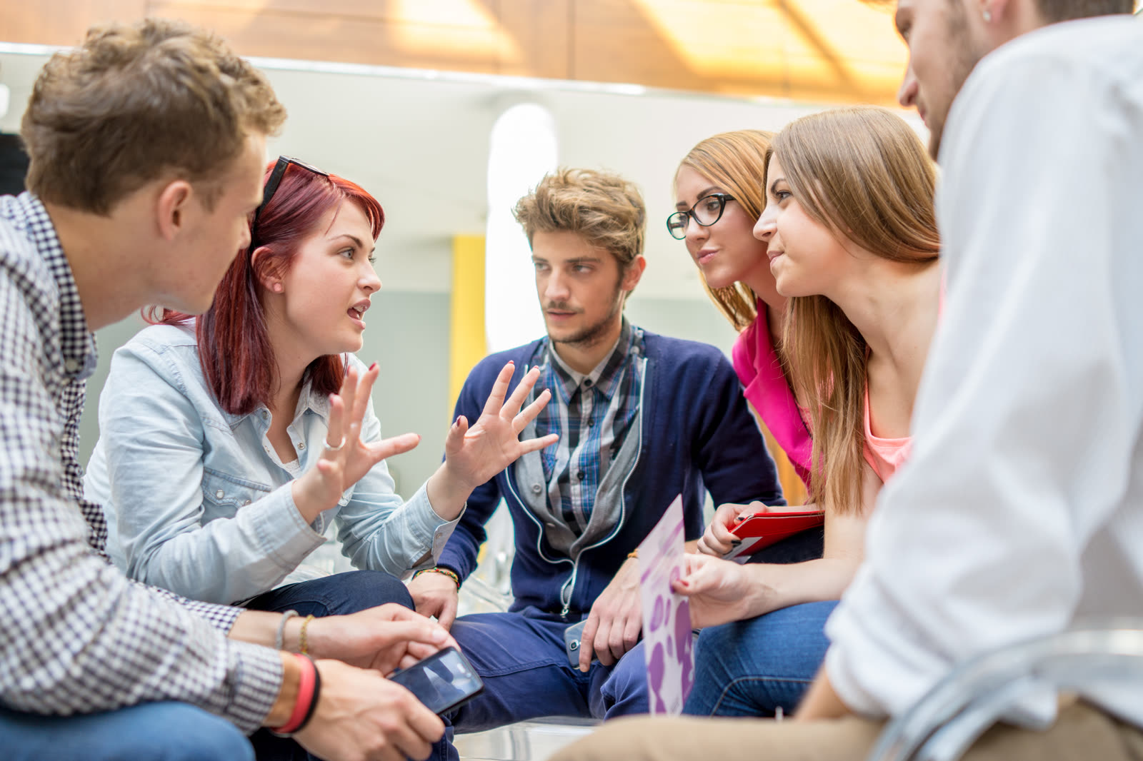 Mental health first aid group session